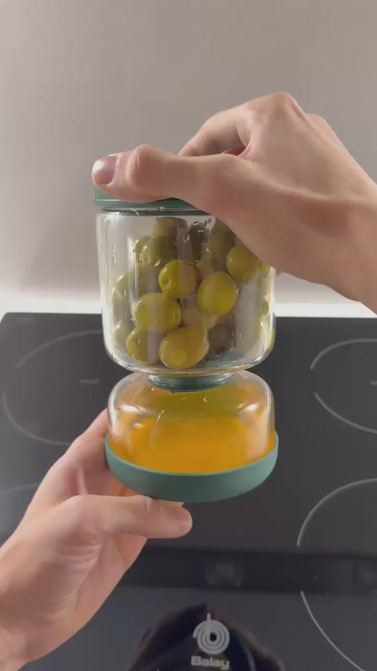 Tarro de Cristal con Separador Inteligente